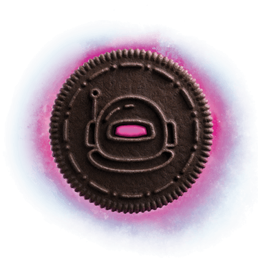 Oreo cookie with Astronaut